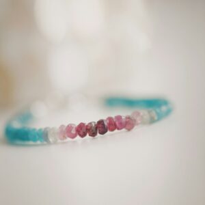 stock tourmaline rainbow bracelet